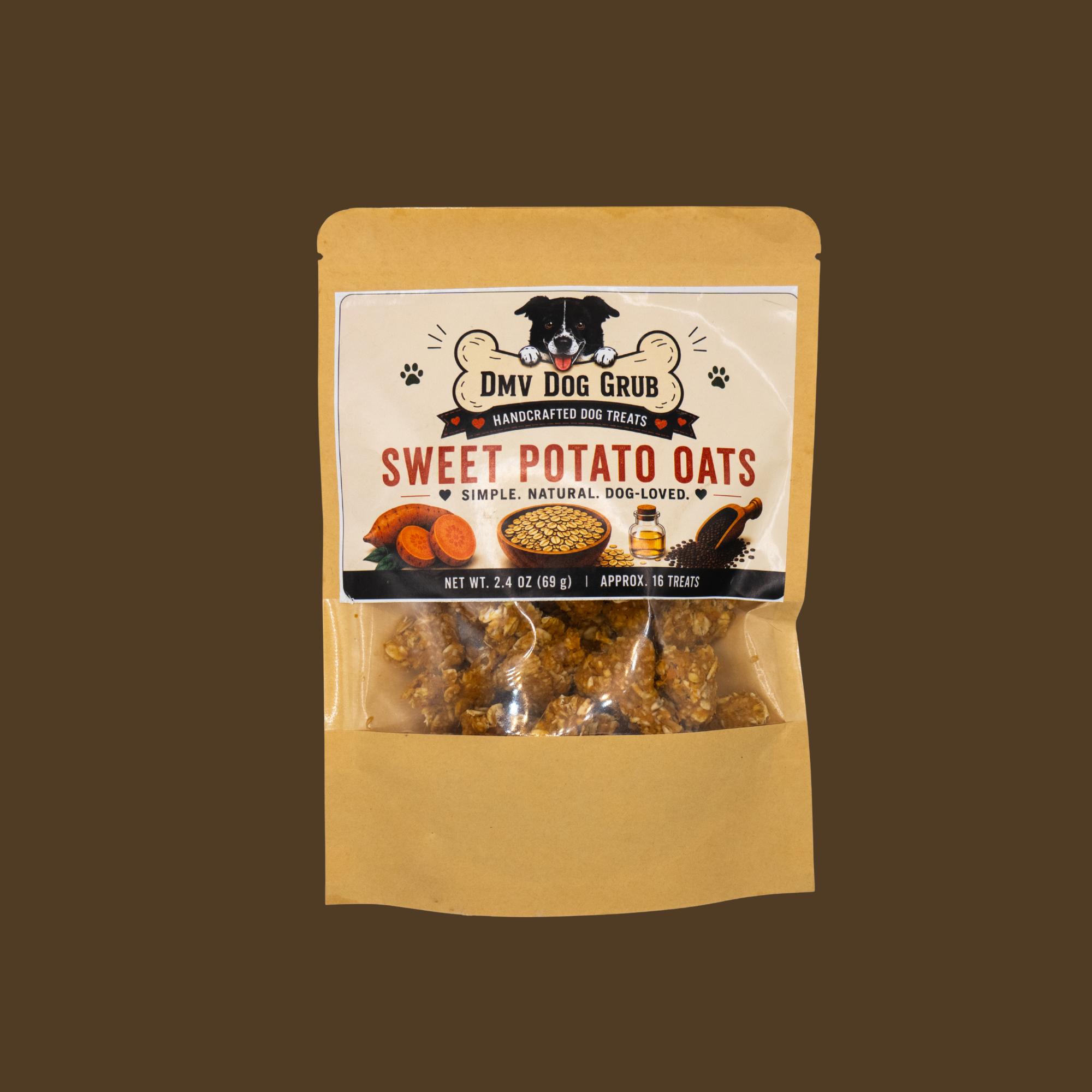 Sweet Potato & Oats Dog Treats